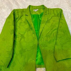 Lime green summer blazer
